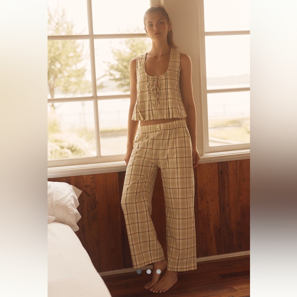 LyreBird Flannel Pajama Set